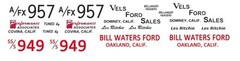 Les Ritchie VELS or Bill Waters Ford 1961-1962 1/25th – 1/24th Scale Decals