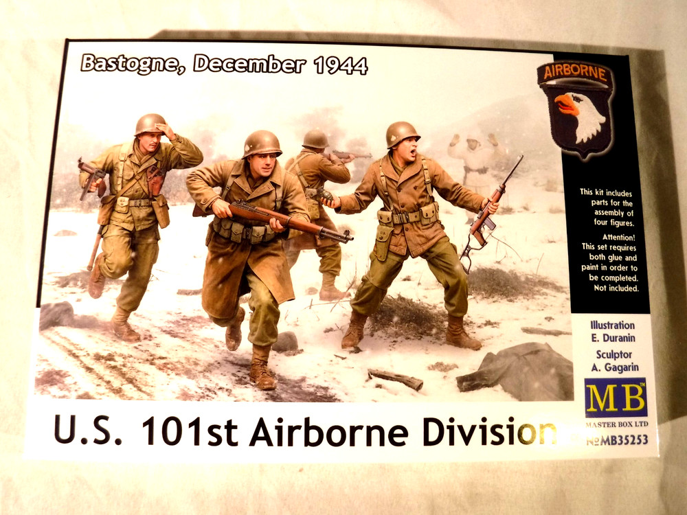 1/35 Master Box 4 US 101st Airborne Division w/ Weapons & Equipment # 35253