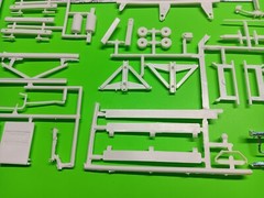 F-2 Tandem Suspension Front Support Legs 1/25 Fruehauf Van Trailer AMT Tractor