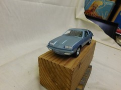 1978 CHEVY MONZA PROMO MODEL LT BLUE 1/25 SCALE PLASTIC