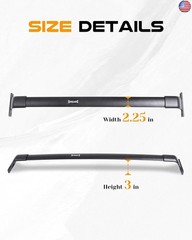 Snailfly Roof Rack Cross Bars Fit for 2018-2024 Chevrolet Equinox & GMC