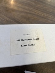 Dealer Promo 1988 Chevrolet Silverado C-1500 Saber Black 6262EO w/Box
