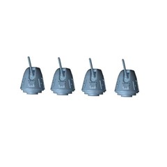 LY350248 1/350 Upgrade Parts US Spruance Montreal MK45-0 127mm Naval Gun Upgrade