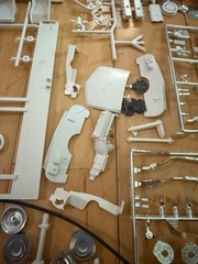 VTG 1967 MPC Mako Shark Mark IV 427 Model Kit Unassembled 1960s USA + Extras