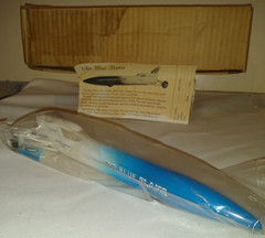 1970 BLUE FLAME GARY GABELICH SPEED RECORD RACER PROMO MODEL MINT IN BOX