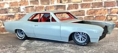 1/24 Scale:17/15-inch “Torq Thrust and ET Gasser 12 spoke” Wheels W/Drag Slicks