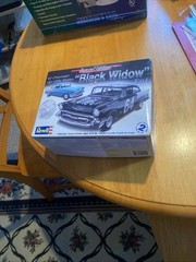 Revell 4240 1/25 Scale ’57 Chevrolet 150 Sedan “Black Widow” 100% Complete