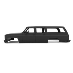 1/25 Scale Resin 1989 Chevrolet Suburban Body 3D Printed