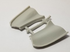 1951 Chevrolet Bel Air FRONT INNER FENDERS from AMT 1:25 Model Kit 51 Chevy