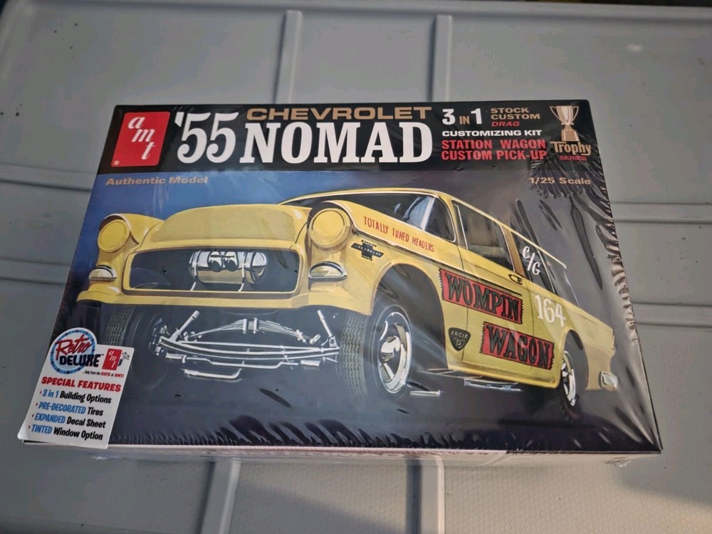 1/25 1955 Chevy Nomad Station Wagon Customizing Car Kit (3 in 1) New Sealed