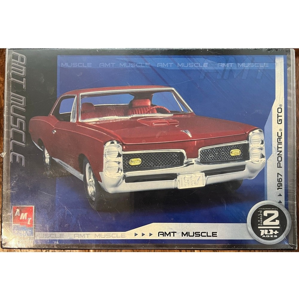 New Sealed 2006 RC2 Pontiac GTO 1967 AMT Muscle Ertl 1/25 Scale Red Model Kit