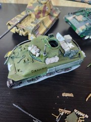 Tank Lot / Assorted Tanks & Helicopter Model Parts lot / Read Description