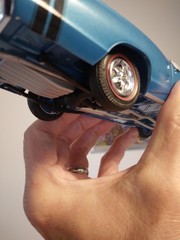 MPC PRO-BUILT 1968 DODGE CORONET R/T CONVERTIBLE MOPAR MODEL KIT 1:25 B-5 BLUE