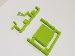 1967 Chevelle Malibu RADIATOR & HOSES from Revell 1:25 Model Kit 67 SS