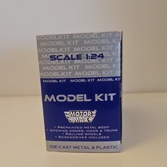 MOTORMAX Ford GT Concept 1:24 Model Kit Prepainted Metal Opening Doors #75120