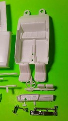 1967 GTO Pontiac 1/25 Body Glass Hood Dated Bumpers Interior Tub Frame Taillamps