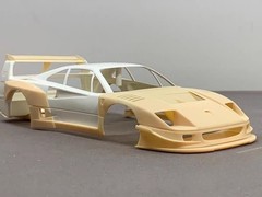 Resin Model 1/24th Ferrari F40 Liberty Walk Wide Body Kit Unpainted Toys