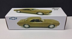 1967 Chevrolet Camaro Granada Gold Custom Dealer Promo Model BOX ONLY..NO CAR