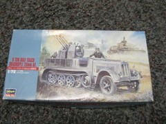 HASEGAWA 8 ton half track MODEL KIT 1:72 SCALE OPEN SEALED INSIDE #MT14:500
