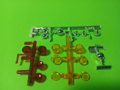 Beacon Flasher Lights 1975 Chevy Van Aquarod Race Team 1/25 AMT Amber Yellow
