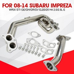 Exhaust Header for 08-14 S.Ubaru Impreza WRX Sti GE GH GR GV 2.0L 2.5L EJ20 EJIY