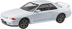 AOSHIMA 1/32 The Snap Kit Nissan R32 Skyline GT-R Crystal White 14-B Plastic Mod