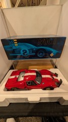 Exoto 1:18 1966 Ford GT40 Mk II Red Racing Legends Diecast w/Display Case *READ*