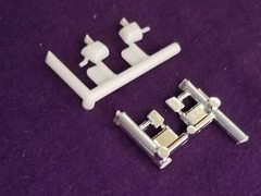 1991 Chevy S-10 Lowrider STOCK MIRRORS from Revell 1:25 Model Kit 91 Chevrolet