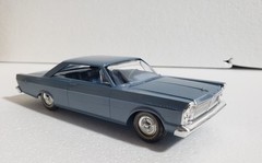 Vintage 1965 FORD GALAXIE 500 XL 2 door hardtop 1/25 dealer promo car blue ’65