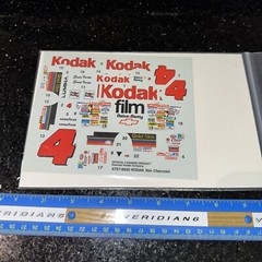 1/25 NASCAR Stock Car Chevrolet Kodak Film Decal Set #4