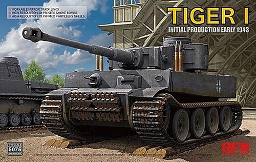 Rye Early 1943 Tiger I Initial Production – Plastic Model Military Tank Kit