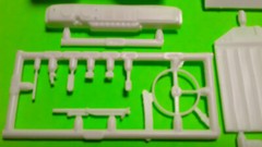 50 1950 Chevy 3100 Pickup Truck 1/25 Interior Tub Bench Seat Dash Model Car Part
