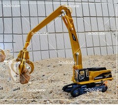 1:87 Grab & Magnet Attachment Crane Construction Equipment Diecast Model Truck