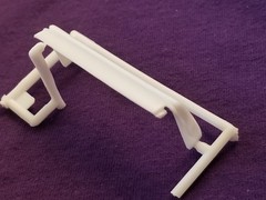 1991 Chevy S-10 Lowrider REAR AERO PANEL from Revell 1:25 Model Kit 91 Chevrolet
