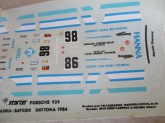 🔥 STARTER Porsche 935 BAYSIDE HANNA DAYTONA 1984 1:43 RESIN KIT MORE LISTED
