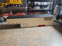 VINTAGE SURVIVOR MPC.REVELL.AMT. BUILT MODEL RACING TRAILER CUSTOM MADE