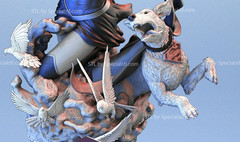 Supergirl and Krypto model kit unassembled unpainted