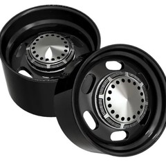 1/25 1/24 Scale Resin 6 Slot Mopar Steelie Wheel Set