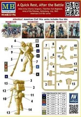 Master Box 1/35 US Civil War Series Union Soldier A Quick Rest After the Battle