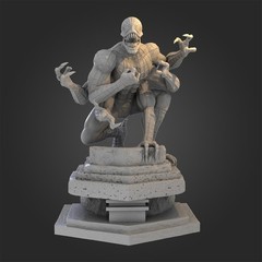 1/24 Scale Resin Figure Model Kit Anime Character Unassembled, Unpainted Kit.
