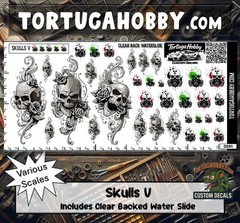 Skulls V – Waterslide Decals – Models, Derby Car or More, Easily Share!