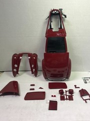 1/12 AMT 370700 1937 CORD SUPERCHARGE 812 CONVERTIBLE MAROON PARTIALLY BUILT KIT