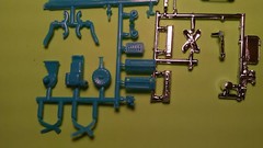 57 1957 Chevy Bel Air 1/25 283 V8 motor engine chrome valve cover model car part