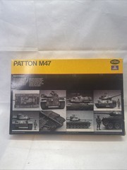 1/35 Italeri Testors 802 M47 Patton US German Italian France Tank Vintage Model