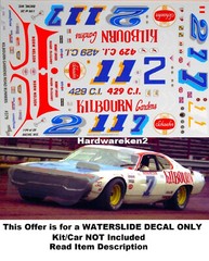 NASCAR DECAL # 2 SCHAEFER BEER 1973 PLYMOUTH BOBBY UNSER 1/25 POWERSLIDE