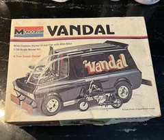 Monogram Vandal Model Kit 6657 Parts Or Display