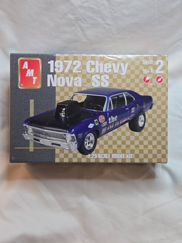 M17d sealed AMT 31794 – 1:25 – 1972 CHEVROLET NOVA SS model kit old pro muscle