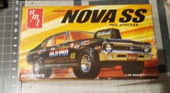 AMT 1972 CHEVY NOVA SS PRO STOCKER 2 n 1 Model Kit 1/25 AMT 1142 FACTORY SEALED
