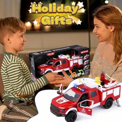 Big Fire Truck Toy for Boys Ages 4-7, F150 Raptor Pickup