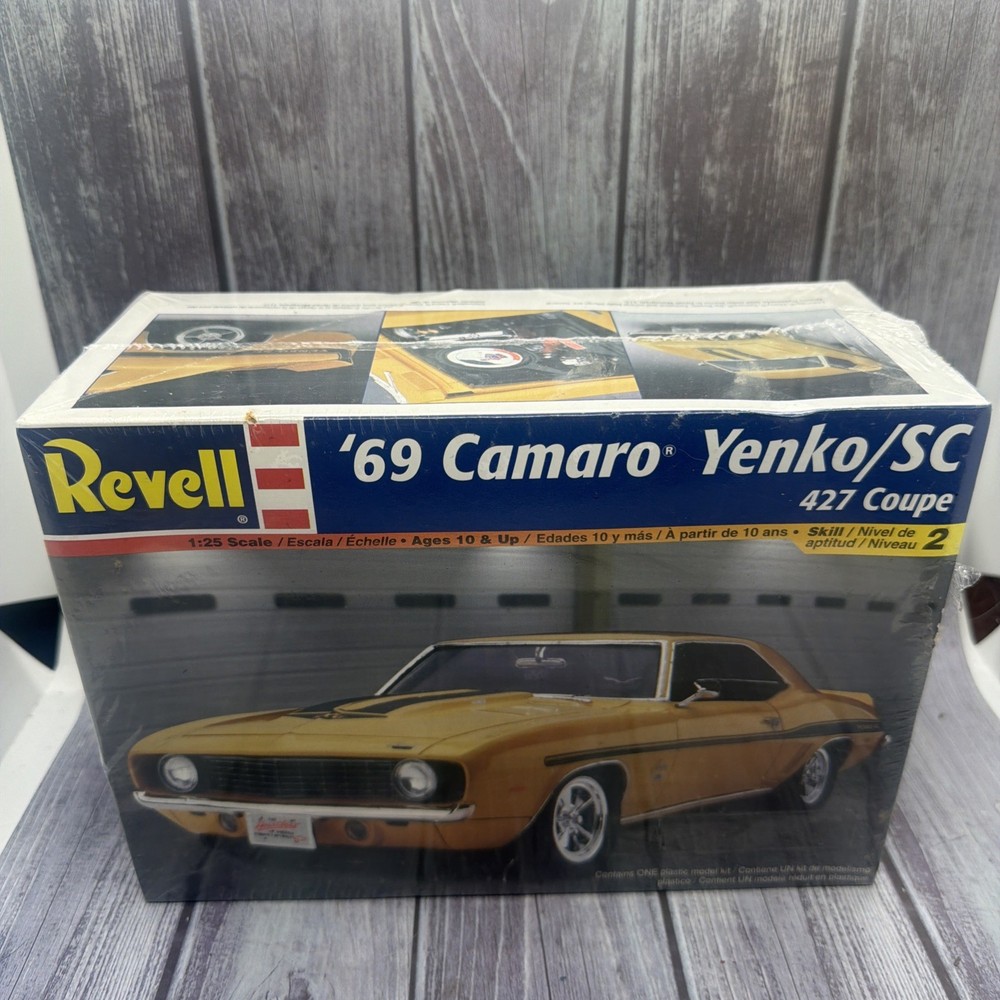 REVELL Chevy ’69 Camaro YENKO/SC 427 Coupe model kit NEW in FACTORY SEALED BOX